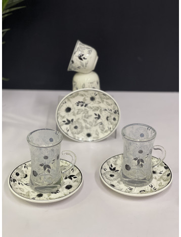 طقم ضيافه 18 قطعه 069