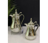 طقم ترامس مشاعل فضي لامع