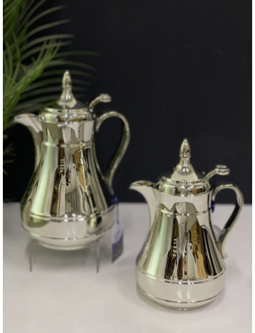 طقم ترامس مشاعل فضي لامع