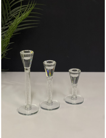 شمعدان كريستالي صغير