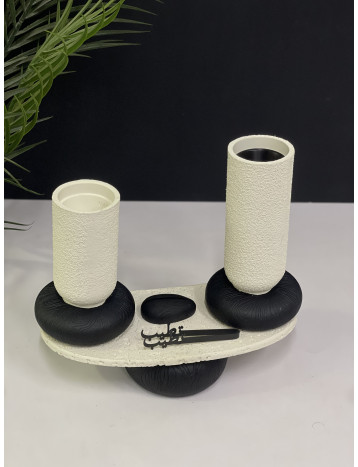 طقم مبخرة مع قاعدة 03