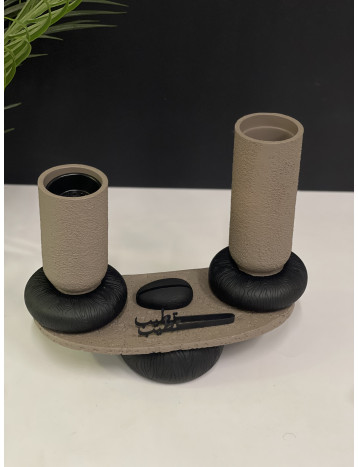 طقم مبخرة مع قاعدة 04