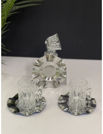 طقم ضيافة 18 قطعه 077