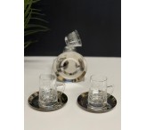 طقم شاي وقهوة 18قطعة *