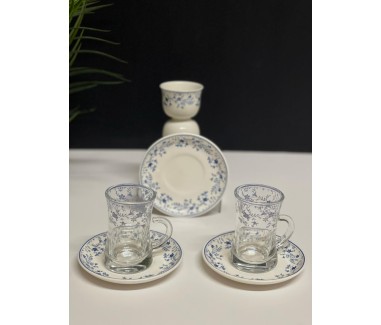 طقم شاي وقهوة 18قطعة 02