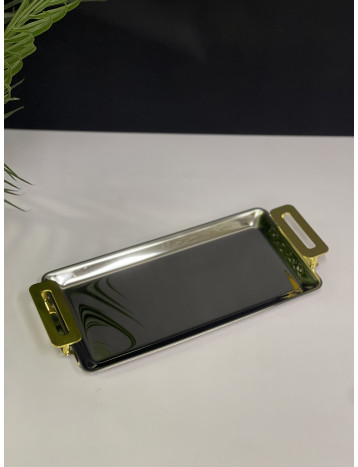 صينية تقديم ذهبي صغيره 