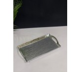 صينية تقديم معدن وسط