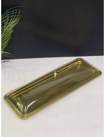 صينية تقديم ذهبي