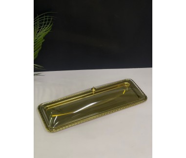 صينية تقديم ذهبي وسط