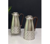 طقم ترامس بمسكة خشبي