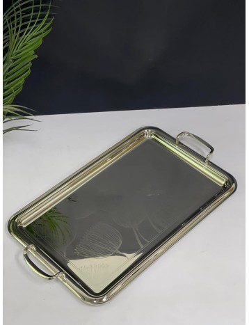 صينية تقديم استيل فضي 03