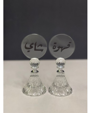 طقم كريستال قهوة وشاي 