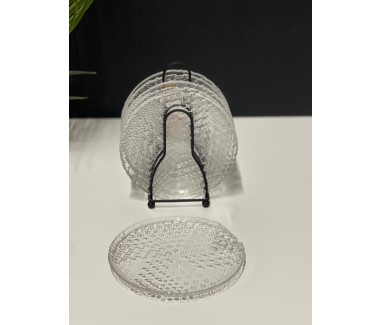 6 صحون مع استاند اسود 01