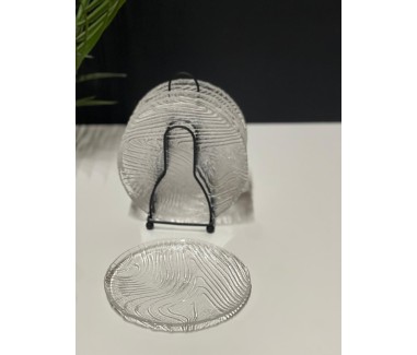 6 صحون مع استاند اسود 02