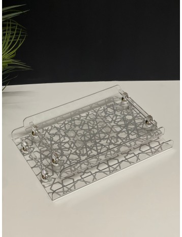 طقم تباسي اكريلك بنقش