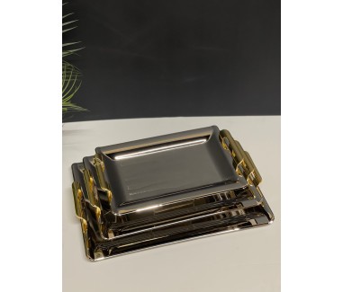 طقم تباسي ذهبي