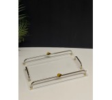 صينيه اكريلك مع ذهبي وسط