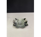 صحن قزاز مع قاعدة فضي