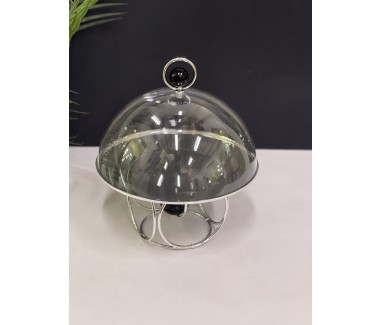 صحن تقديم بغطاء 