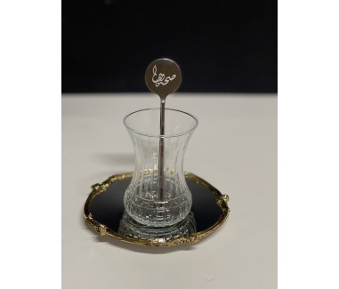 ملعقة بعبارة صحة وهنا