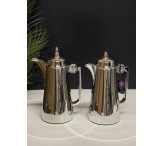 طقم ترامس الماس فضي لامع