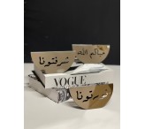 ستاند ترحيبي حياكم فضي وسط