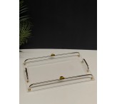 صينيه اكريلك مع ذهبي كبير