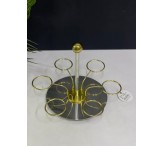 شيال دائري مكس فضي