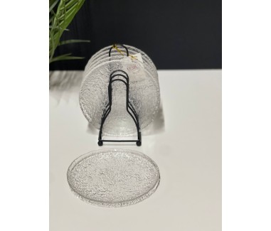 6 صحون مع استاند اسود 03