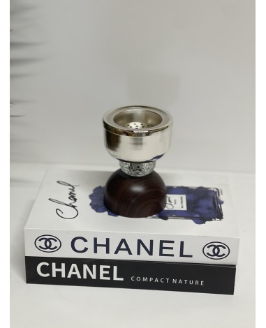 مبخره بقاعدة خشبي صغير 