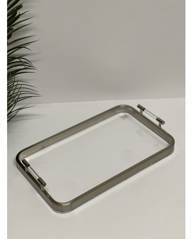 صينية اكريلك فضي كبير 01