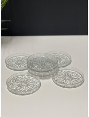 طقم صحون قزاز دائري