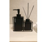علبة صابون وعلبة فواحة اسود