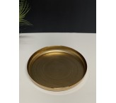 صينيه دائري ذهبي