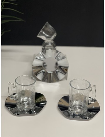 طقم ضيافة 36 قطعه كريستال 025