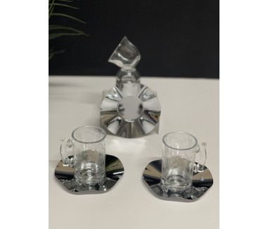 طقم ضيافة 36 قطعه كريستال 025