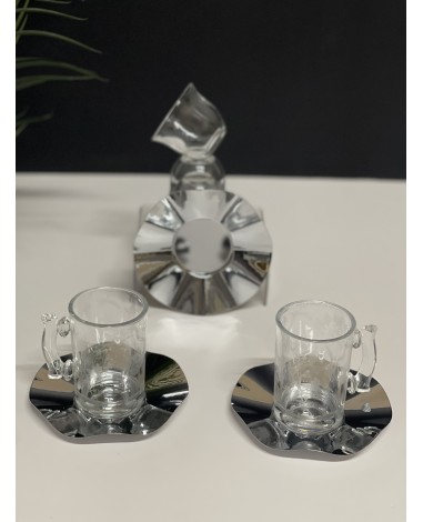 طقم ضيافة 36 قطعه كريستال 025