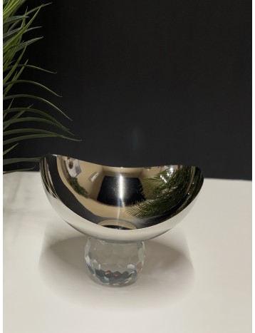 صحن فضي عميق 