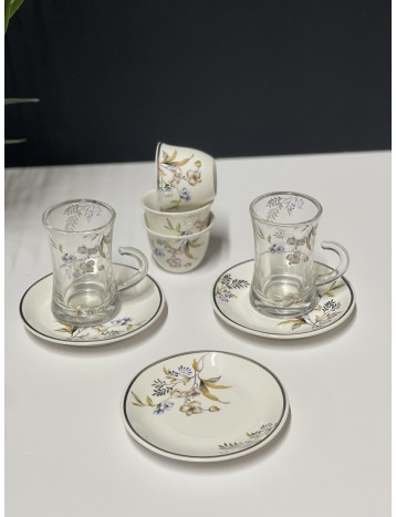 طقم كاسات وفناجيل 36 قطعة مورد 01