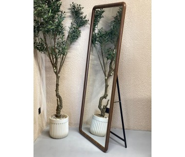 مرايا مستطيل خشبي 