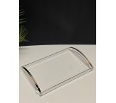 صينيه بمسكه فضي كبير