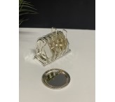 طقم صحون فضي صغيره