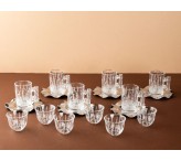 طقم شاي وقهوه كريستال 18 قطعه 01