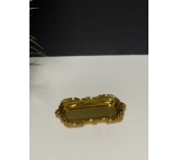 صحن تقديم ذهبي 