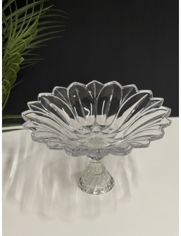 صحن كريستال كبير 