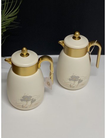 طقم ترامس بنقش ذهبي 