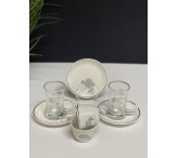 طقم ضيافة 36 قطعه فضي 0021