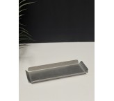 صحن حديد فضي صغير 