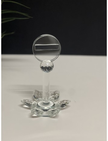 حامل كرت كرستال طويل