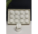 فناجيل قهوه 12 قطعه ذهبي 003